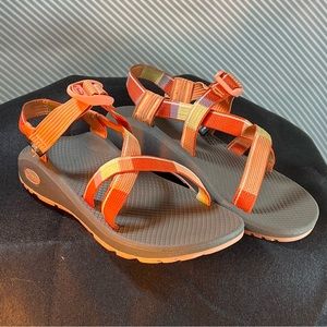 💦Chacos Women’s Size 7 Z Strap Orange Cloud Sandals, Water Shoes, Non-marking